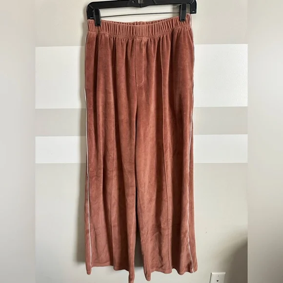 Urban Outfitters Out From Under Rust Blake Wide Leg Jogger Sweatpants - Picture 4 of 4